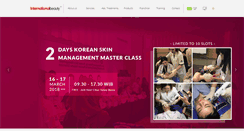 Desktop Screenshot of internationalbeautyspa.com